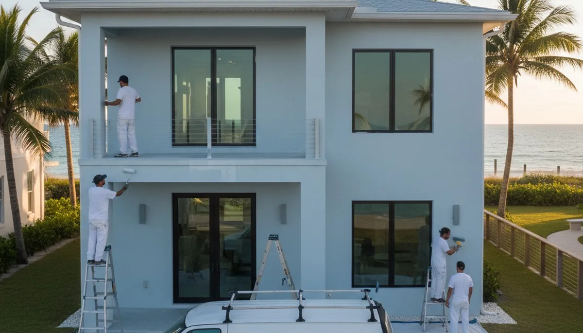 House painters in Sarasota, FL providing professional interior and exterior painting services