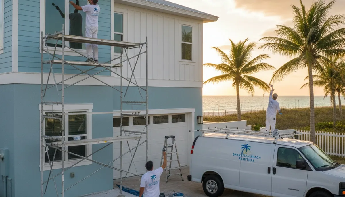 Professional house painters in Sarasota FL providing expert exterior home painting services