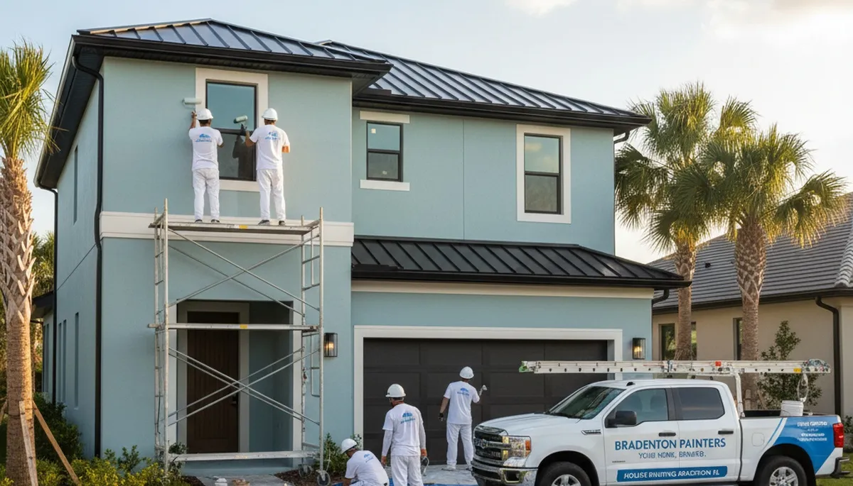 Professional house painters in Sarasota FL providing expert exterior home painting services