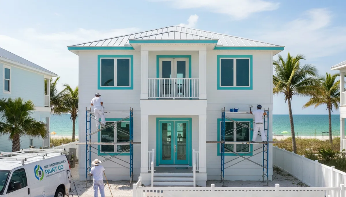 Professional house painting service in Sarasota, FL by Paint Sarasota FL