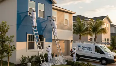 Professional house painters in Sarasota FL providing expert exterior home painting services