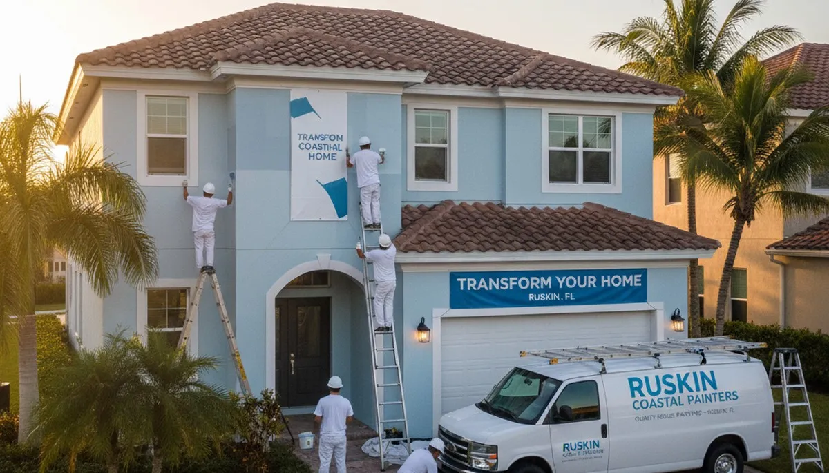 Professional house painting service in Sarasota FL by local residential painting experts