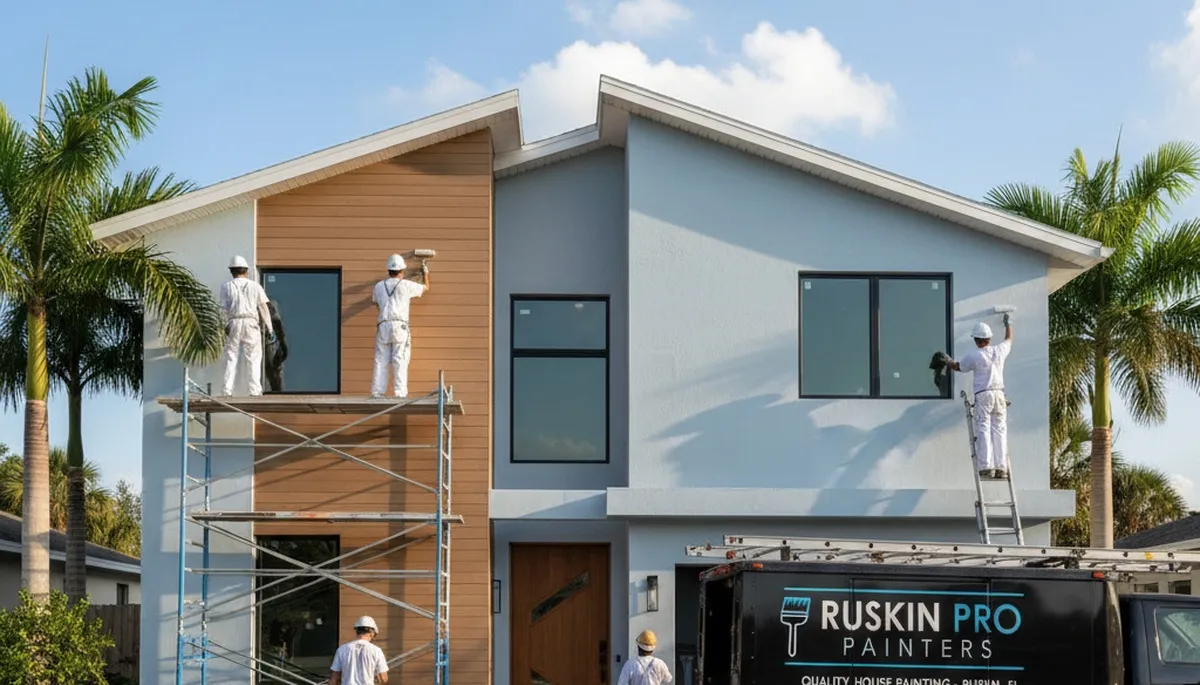 Professional house painting service in Sarasota FL exterior home painters