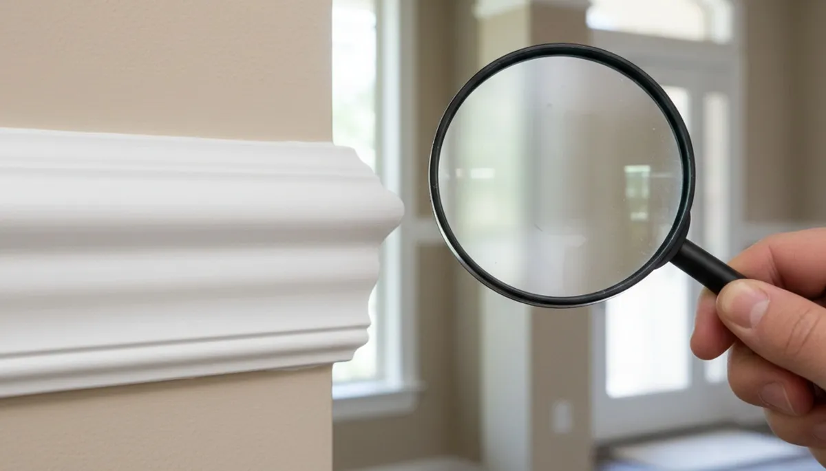 Professional interior trim painting in Sarasota, FL with crisp lines and precise architectural detailing